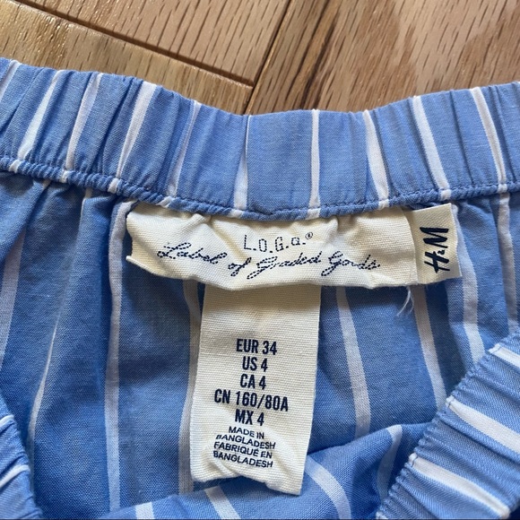 H&M Striped Off-the-Shoulder Top - Picture 3 of 5